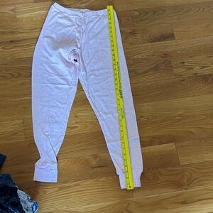 Cuddl Duds long underwear in soft pink